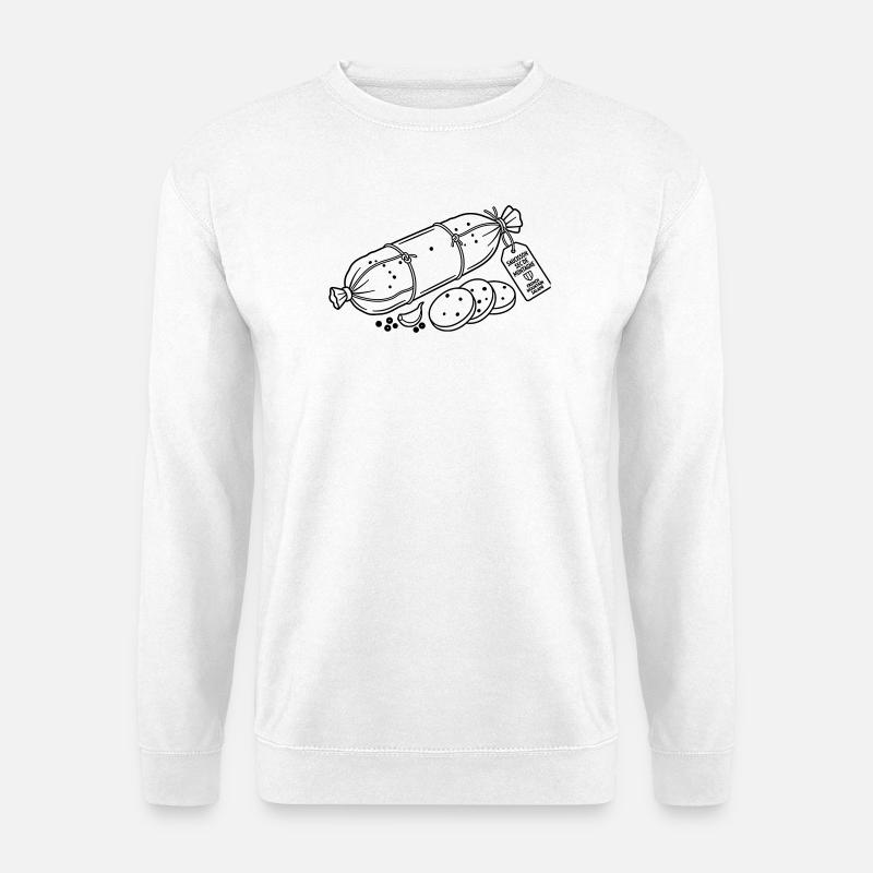 saucisson - Sweat-shirt Unisexe - blanc