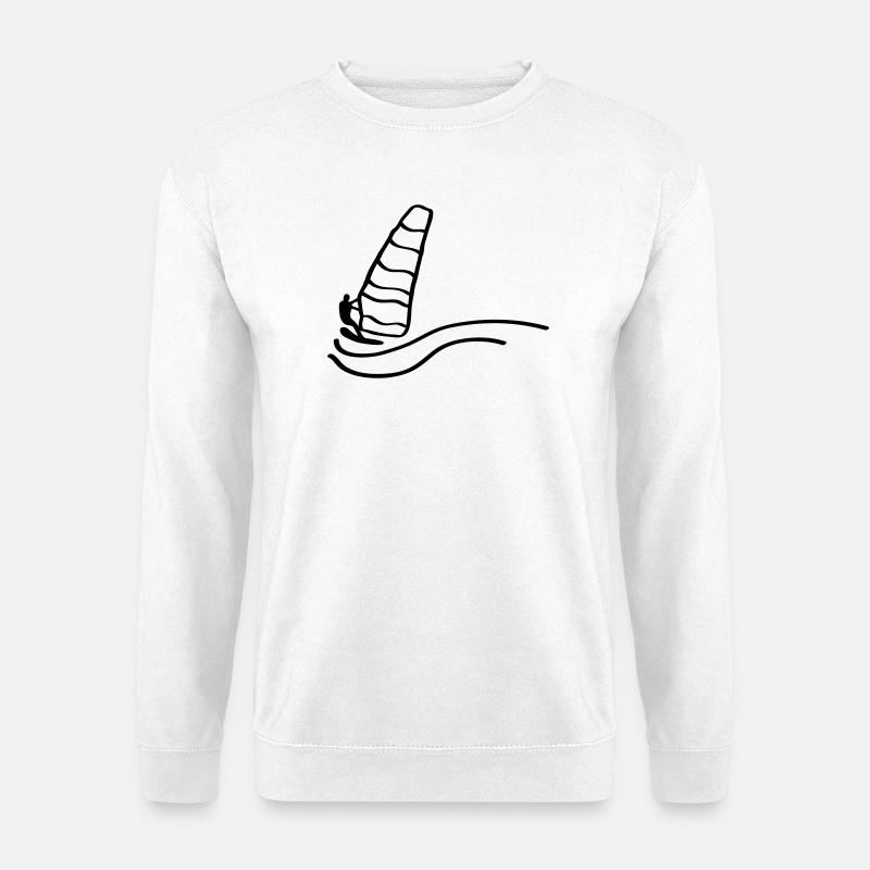 Surfing surfer - Unisex Sweatshirt - white