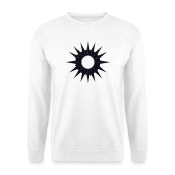 Night Star Sun Ring - Unisex Sweatshirt - white - Front