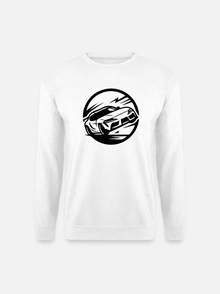 Auto Rennwagen Autorennen - Unisex Pullover - Weiß