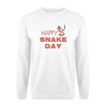 Happy National Snake Day - Unisex Sweatshirt - white - Front