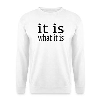 Jeux de mots cool - Sweat-shirt Unisexe - blanc - Devant