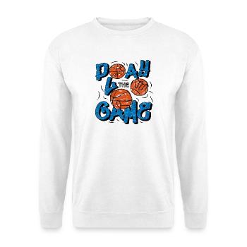 T-shirt de basket Play The Game rétro - Sweat-shirt Unisexe - blanc - Devant