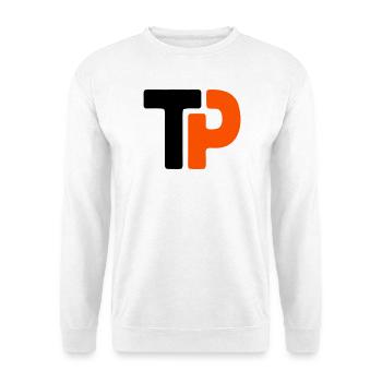 Équipe de ping-pong TP avec logo de tennis de table - Sweat-shirt Unisexe - blanc - Devant
