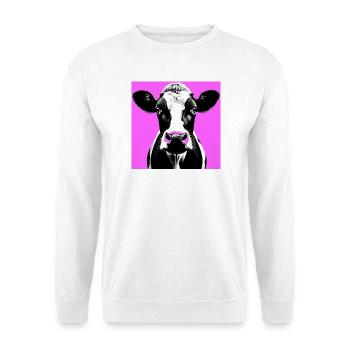 cow - Unisex Sweatshirt - white - Front