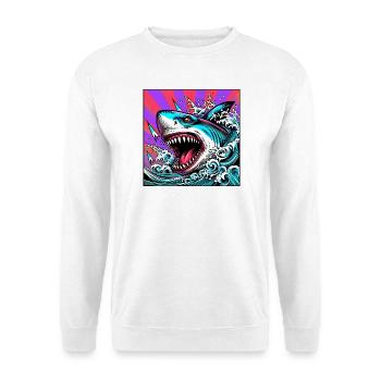Shark - Unisex Sweatshirt - white - Front
