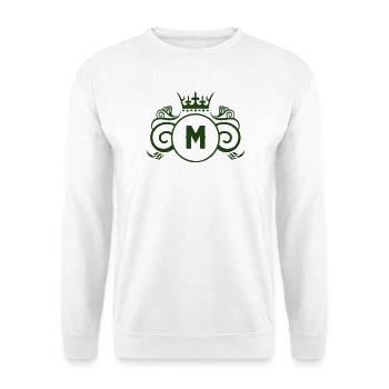 M_wappen - Unisex Sweatshirt - white - Front