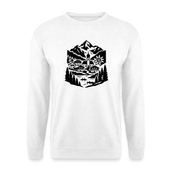 Austria vacation - Unisex Sweatshirt - white - Front
