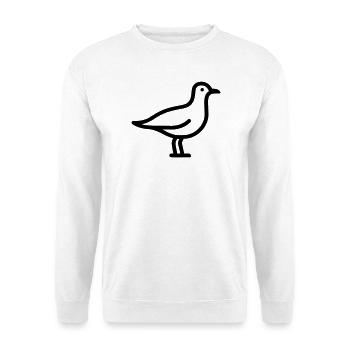 Seagull - Unisex Sweatshirt - white - Front