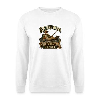 Retirement Survival Expert - Unisex Sweatshirt - white - Front