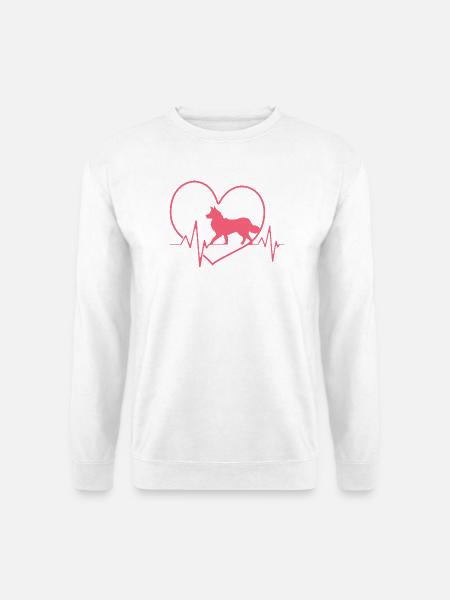 Border Collie - Unisex Pullover - Weiß