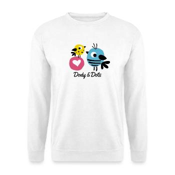 Dody und Dots- Mycolourdots - Unisex Pullover - Weiß - Vorne
