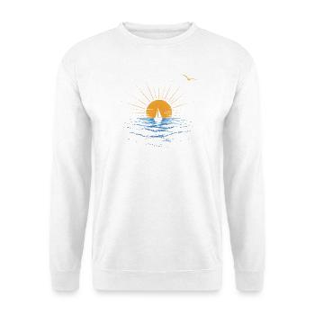 Coucher de soleil - Sweat-shirt Unisexe - blanc - Devant