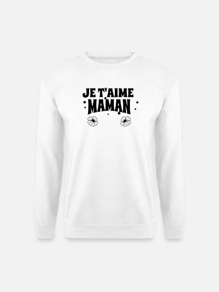 Ich liebe dich, Mama - Unisex Pullover - Weiß