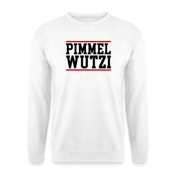 Pimmel Wutzi - Unisex Pullover - Weiß - Vorne