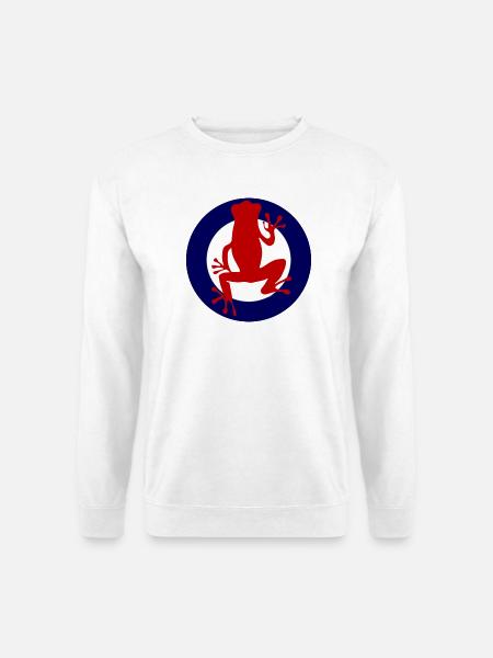 Red Salamander - Unisex Pullover - Weiß