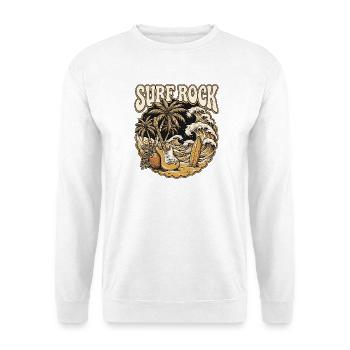 Surf Rock Retro Beach - Unisex Sweatshirt - white - Front