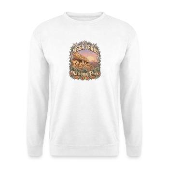 Parc national de Mesa Verde, États-Unis, Colorado Randonnée - Sweat-shirt Unisexe - blanc - Devant