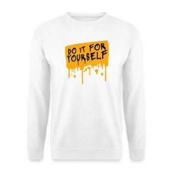 Do It For Yourself Inspirational Self Love Quote - Unisex Sweatshirt - white - Front