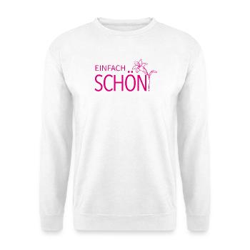 Einfach Schön, mit Lilie - Unisex Pullover - Weiß - Vorne