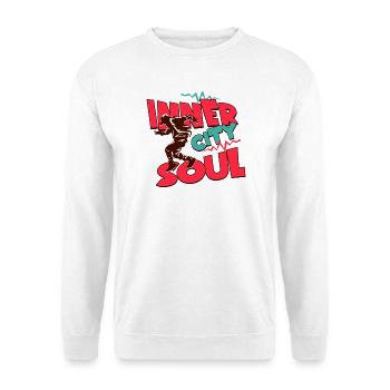 Inner City Soul – Culture de la rue Design graphique - Sweat-shirt Unisexe - blanc - Devant