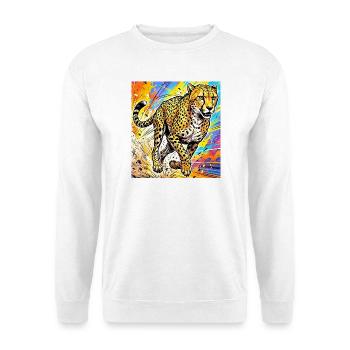 cheetah - Unisex Sweatshirt - white - Front