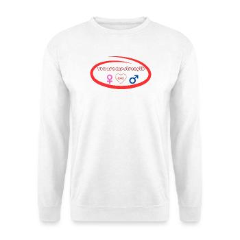 GIDAGI Fitness - Unisex Sweatshirt - white - Front
