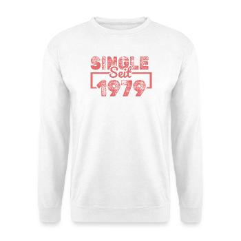 seit 1979 - Unisex Pullover - Weiß - Vorne - Alina (178cm) & Michal (187cm)