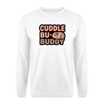 Guinea Pig Love Cuddle Buddy Pet - Unisex Sweatshirt - white - Front