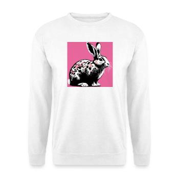 rabbit - Unisex Sweatshirt - white - Front