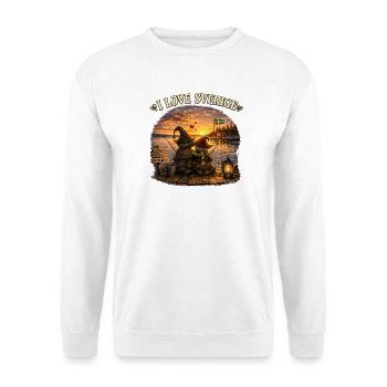 Verliebt in Schweden - Unisex Pullover - Weiß - Vorne
