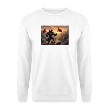 Aigle albanais - Sweat-shirt Unisexe - blanc - Devant