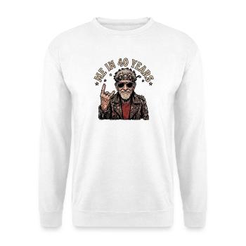 Rocker Forever - Sweat-shirt Unisexe - blanc - Devant