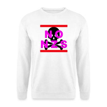 PAS DE NZS PLUS JAMAIS ANTIFASCISME PAS AFD PINK - Sweat-shirt Unisexe - blanc - Devant