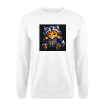 Löwe im Wolfskostüm - Unisex Pullover - Weiß - Vorne