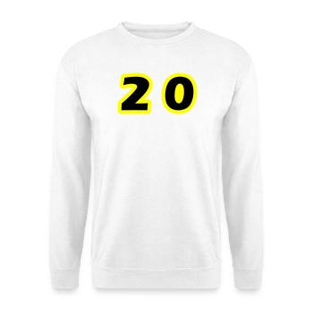 20 Number Symbol - Unisex Sweatshirt - white - Front