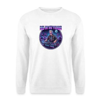 Future Dj - Unisex Pullover - Weiß - Vorne