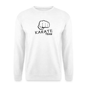 Karate team - Unisex Sweatshirt - white - Front