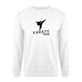 Karate team - Unisex Sweatshirt - white - Front