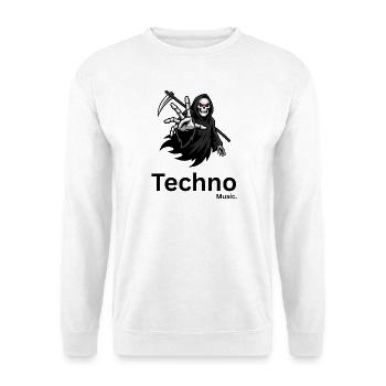 Grim Reaper Silhouette - Unisex Sweatshirt - white - Front