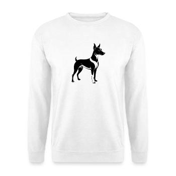 Rat Terrier - Sweat-shirt Unisexe - blanc - Devant