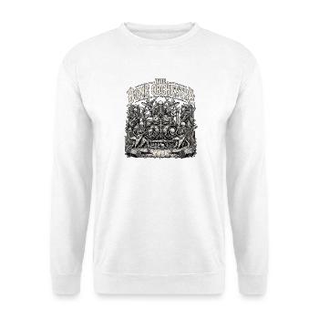 Heavy Metal Skeleton Band - Sweat-shirt Unisexe - blanc - Devant