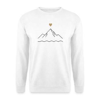 Mountain Love - Unisex Sweatshirt - white - Front