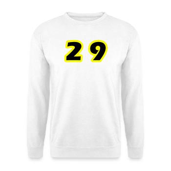 29 Number Symbol - Unisex Sweatshirt - white - Front