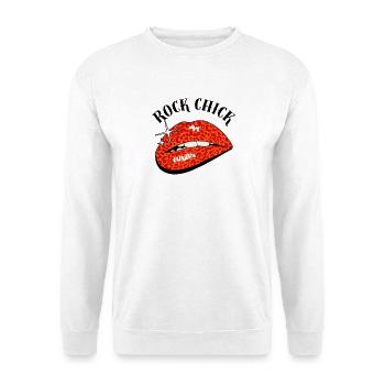 Leopard Lip Pop Art - Unisex Sweatshirt - white - Front