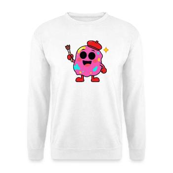 Artiste de Donuts Pop Palette - Sweat-shirt Unisexe - blanc - Devant
