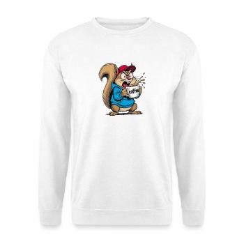 écureuil - Sweat-shirt Unisexe - blanc - Devant