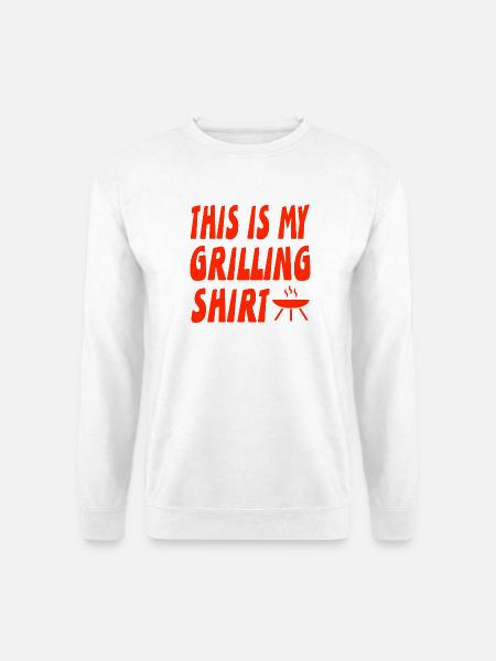 Grillen - Unisex Pullover - Weiß