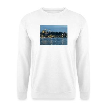 Nuit Bosphore Istanbul - Sweat-shirt Unisexe - blanc - Devant