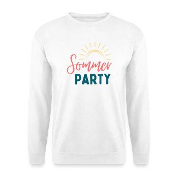 Summer Party Sunbeam Logo - Unisex Sweatshirt - white - Front